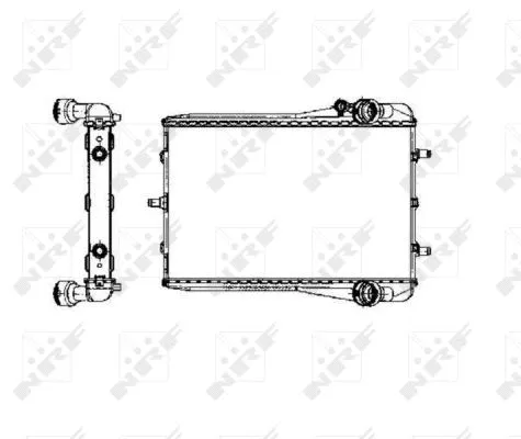 Radiator, engine cooling (50549)
