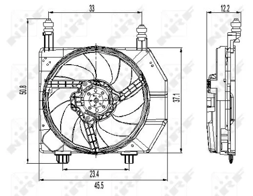 Fan, engine cooling