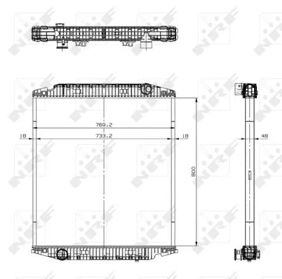 Radiator, engine cooling