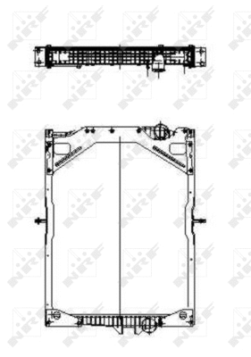 Radiator, engine cooling (509701)