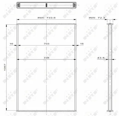 Core, radiator (29608)