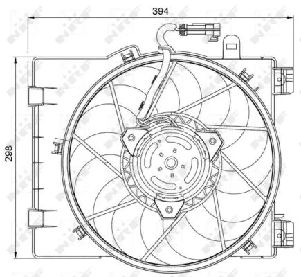 Fan, engine cooling (47063)