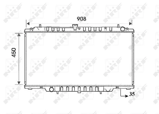 Radiator, engine cooling