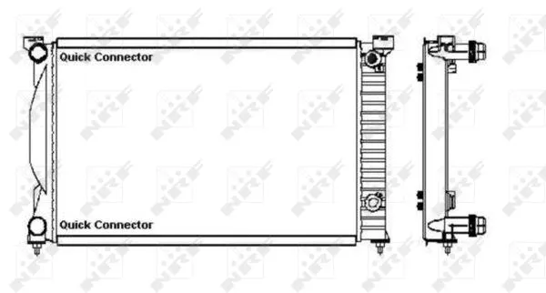 Radiator, engine cooling (50543A)