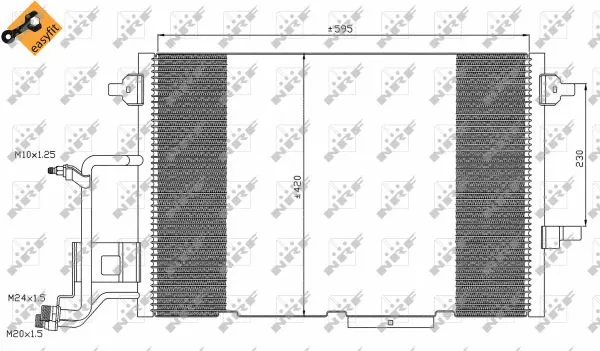 Condenser, air conditioning