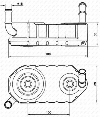 Oil Cooler, automatic transmission