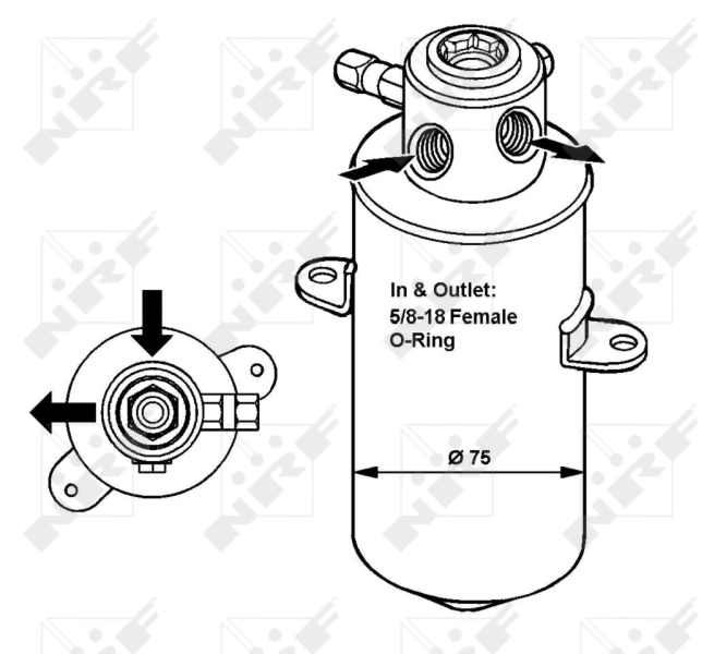 Dryer, air conditioning (33033)