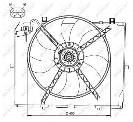 Fan, engine cooling (47066)