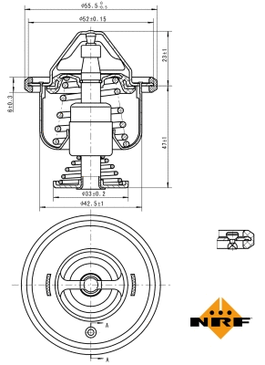 Thermostat, coolant (725199)