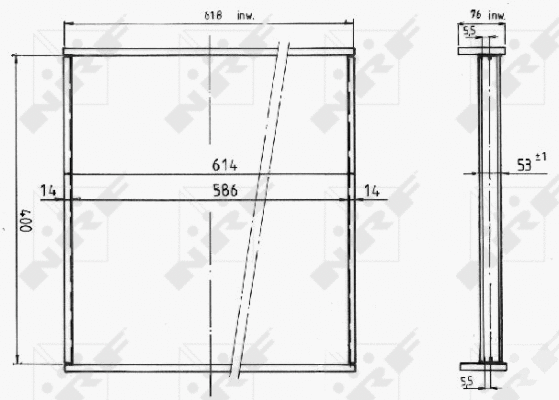 Core, radiator (14624)