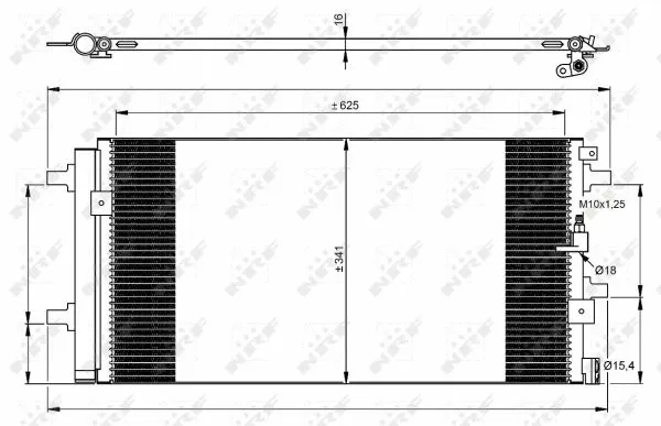 Condenser, air conditioning (350060)