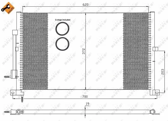 Condenser, air conditioning (35365)
