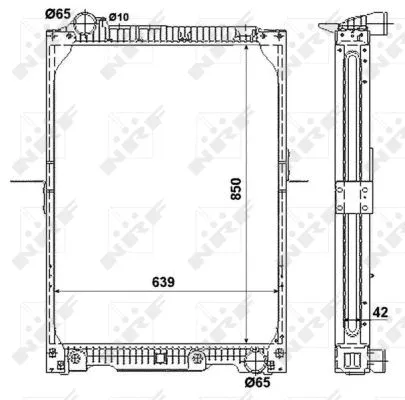 Radiator, engine cooling