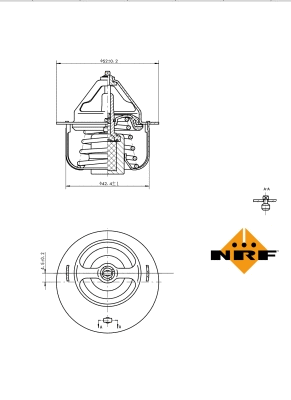 Thermostat, coolant (725054)