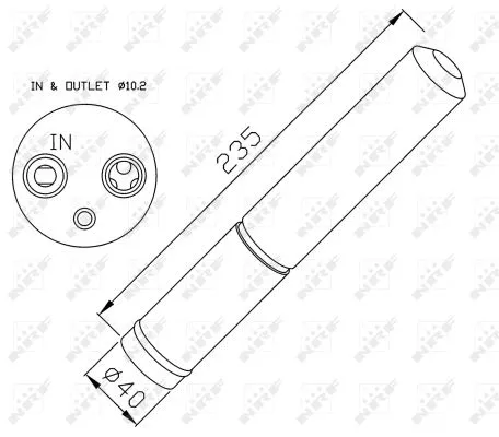 Dryer, air conditioning (33225)