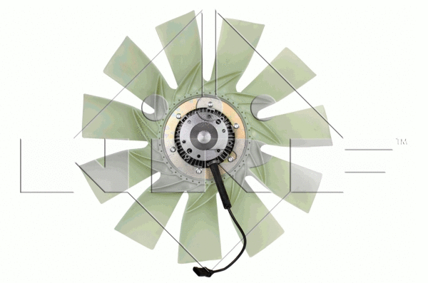 Clutch, radiator fan