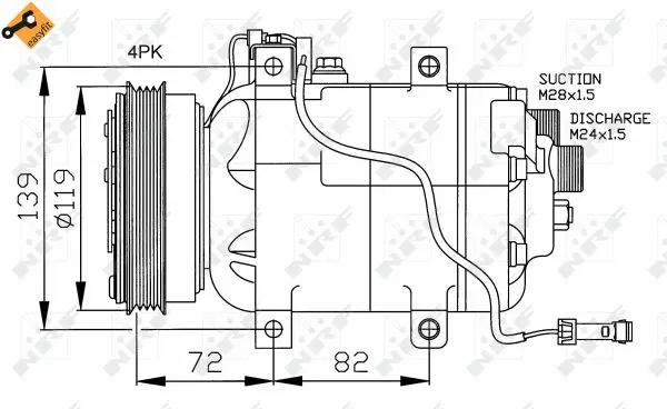 Compressor, air conditioning