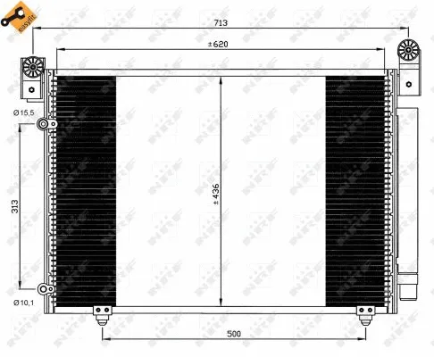 Condenser, air conditioning (35612)