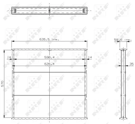 Core, radiator (27832)