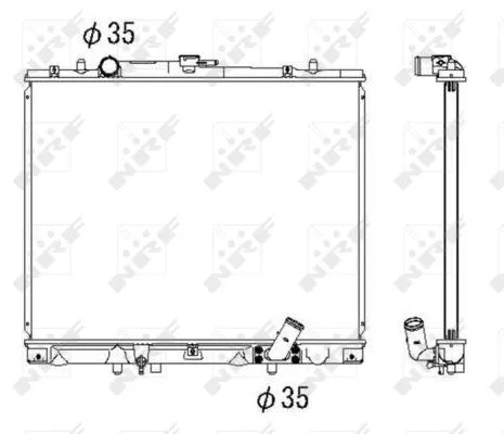 Radiator, engine cooling