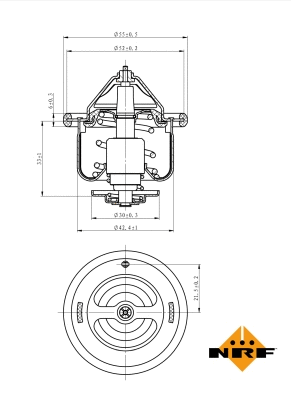 Thermostat, coolant (725134)