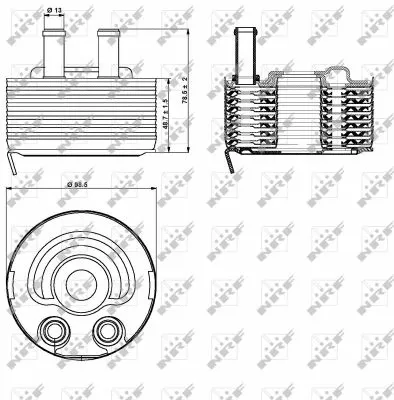 Oil Cooler, engine oil