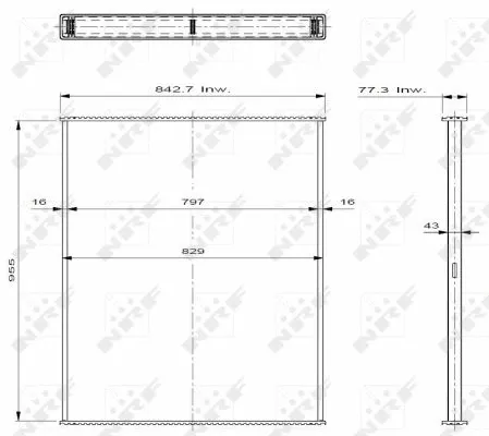 Core, radiator (29577)