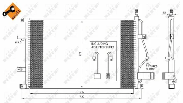 Condenser, air conditioning
