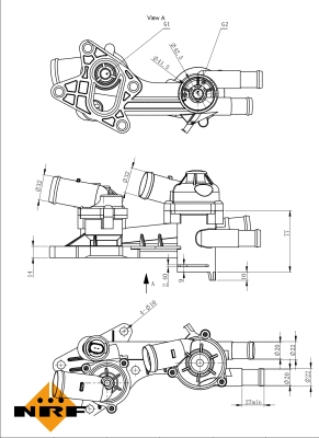 Thermostat, coolant (725179)