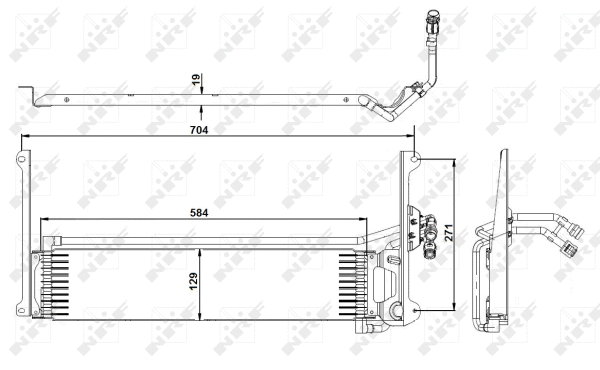 Oil Cooler, automatic transmission