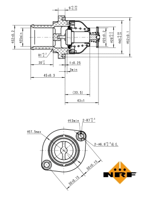 Thermostat, coolant (725035)