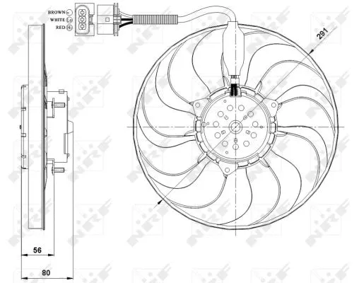 Fan, engine cooling