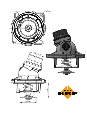 Thermostat, coolant (725002)
