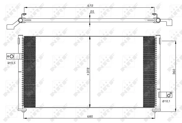 Condenser, air conditioning (35877)