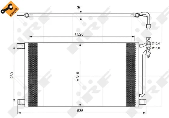 Condenser, air conditioning