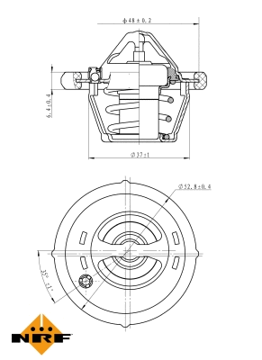 Thermostat, coolant (725159)