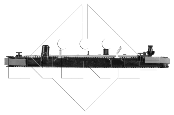 Radiator, engine cooling