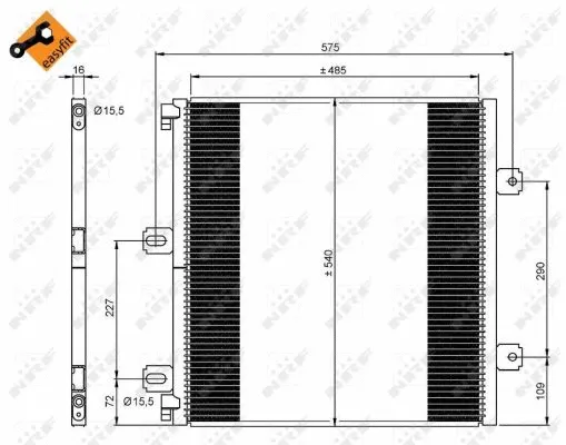 Condenser, air conditioning (35901)
