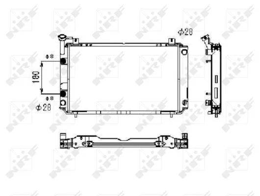 Radiator, engine cooling (523495)
