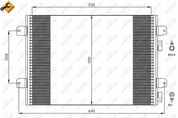Condenser, air conditioning