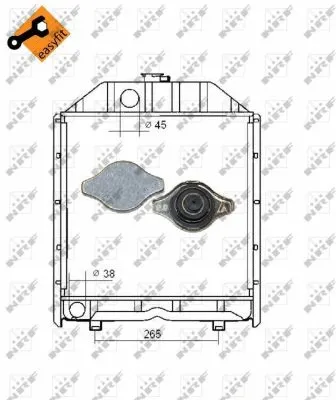 Radiator, engine cooling