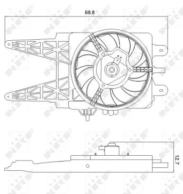 Fan, engine cooling (47248)