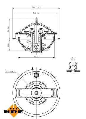 Thermostat, coolant (725210)