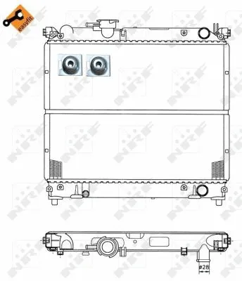 Radiator, engine cooling