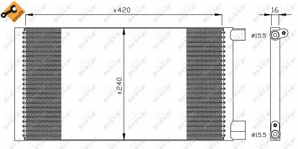 Condenser, air conditioning