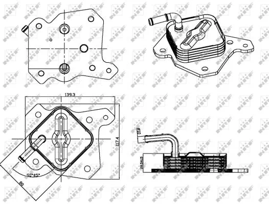 Oil Cooler, engine oil