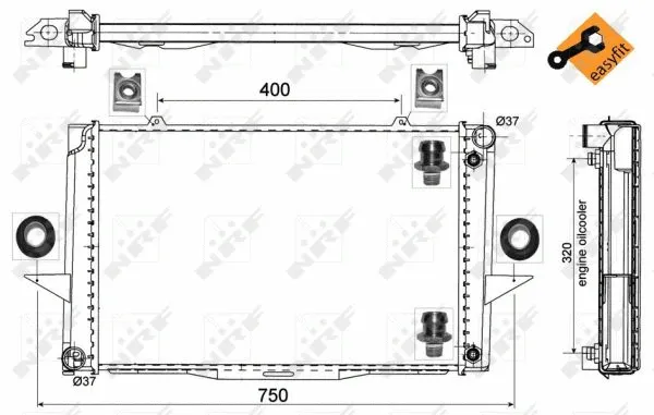 Radiator, engine cooling