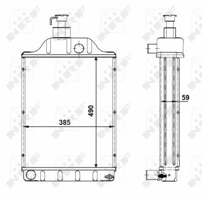 Radiator, engine cooling