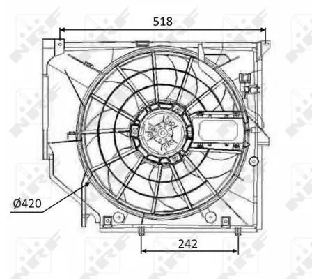 Fan, engine cooling