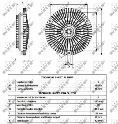 Clutch, radiator fan